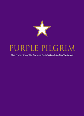 Provisional Chapter Brother Pin & Purple Pilgrim