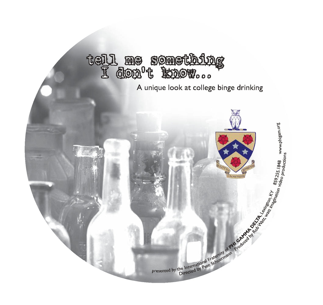 Tell Me Something I Don't Know DVD
